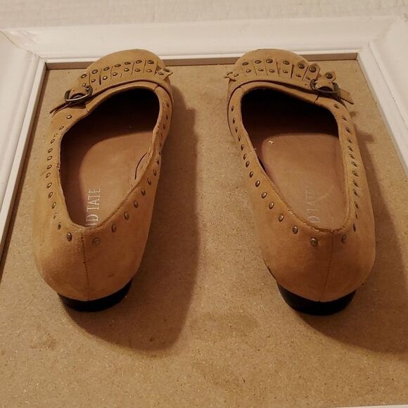 David Tate Jam tan suede flats loafers size 9 - Picture 4 of 7